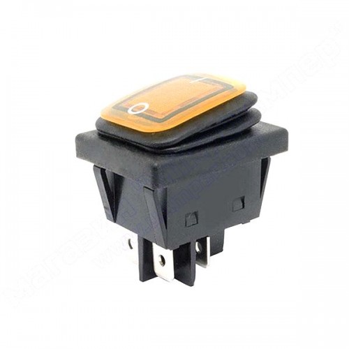 Кнопка KCD2-4-2 з підсвіткою IP65(жовта) Кнопка KCD2-4-2 з підсвіткою IP65(жовта)